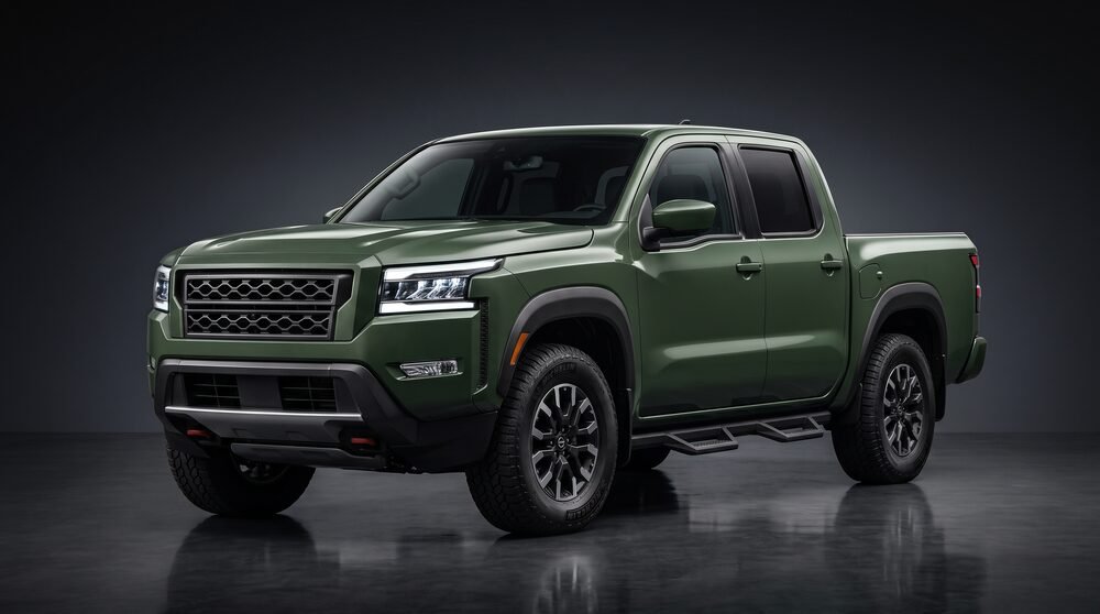 nissan frontier, imagen generada con IA